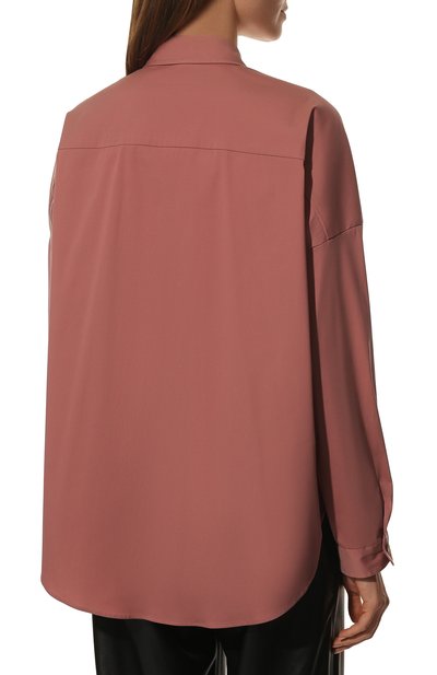 Хлопковая рубашка BRUNELLO CUCINELLI розового цвета по цене 94600 руб., арт. M0091MA226, фото 4 Хлопковая рубашка BRUNELLO CUCINELLI, арт. M0091MA226, фото 4