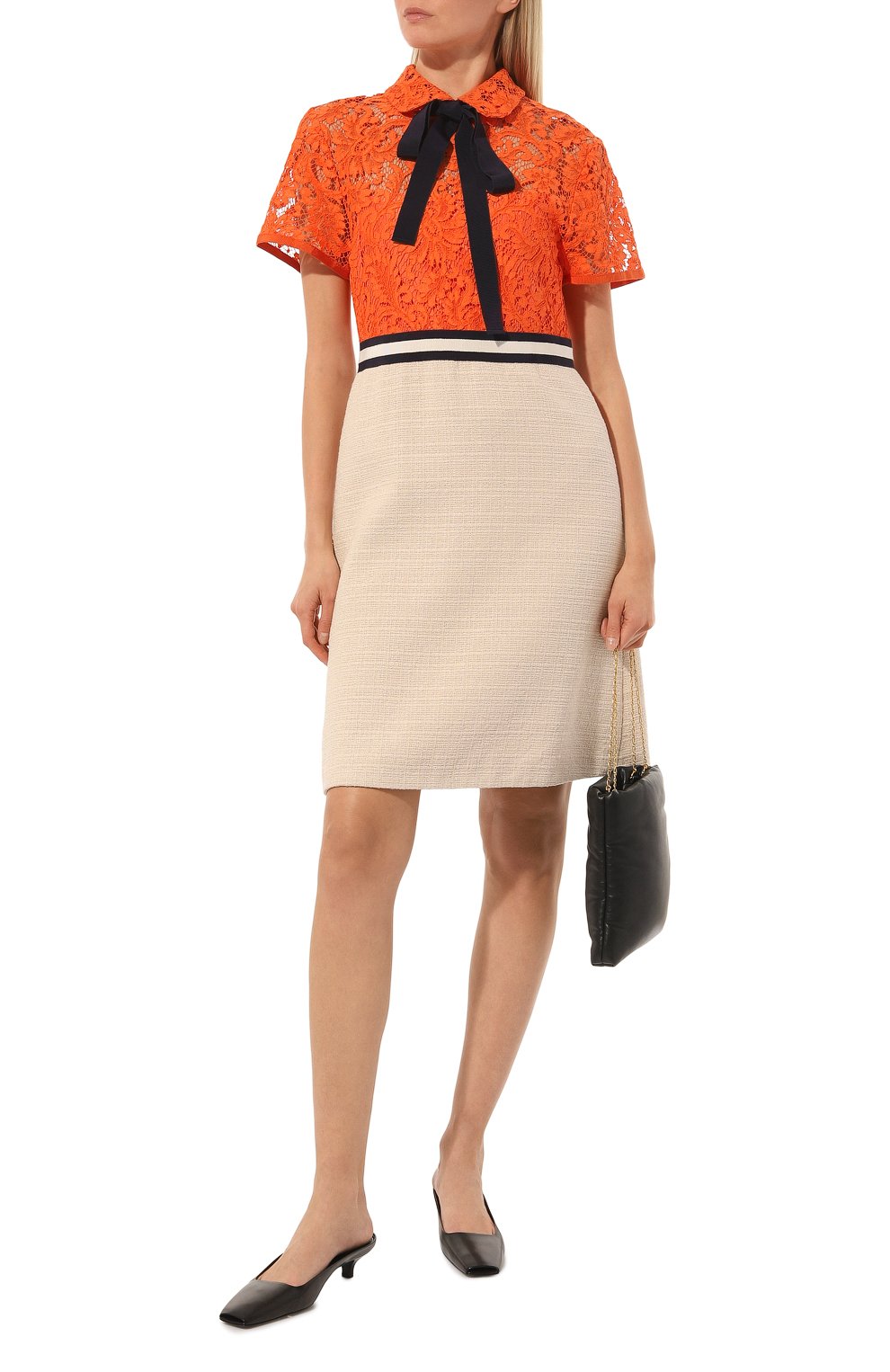 Платье из хлопка и вискозы GUCCI, арт. 569954 ZABMT, фото 2