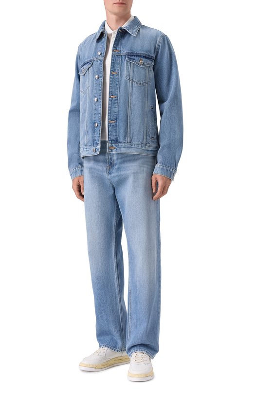 Джинсовая куртка 7 For All Mankind 7T470E35-1XF Голубой  7T470E35-1XF Фото 2