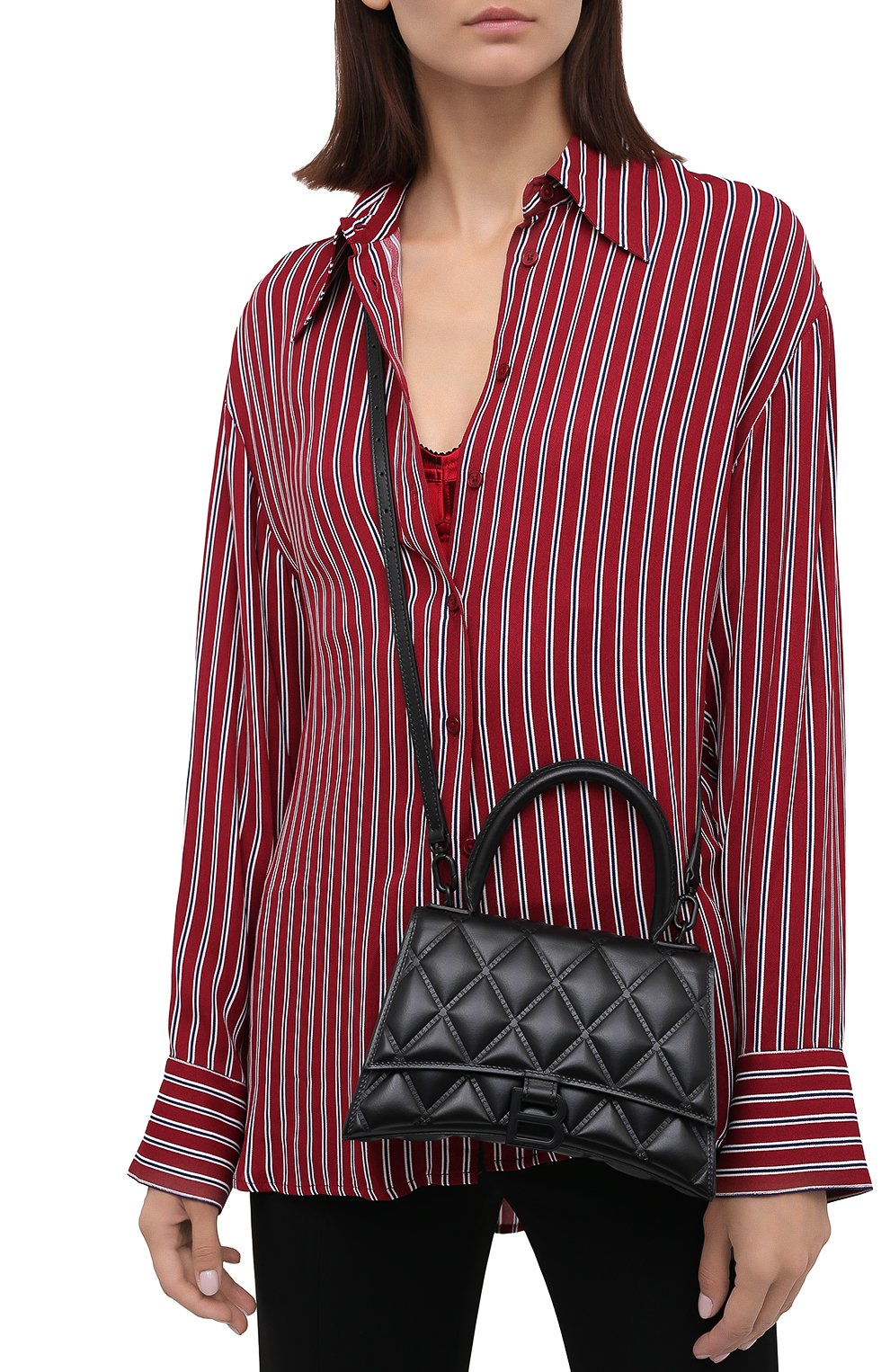 Сумка hourglass BALENCIAGA, арт. 593546/1WN27, фото 5