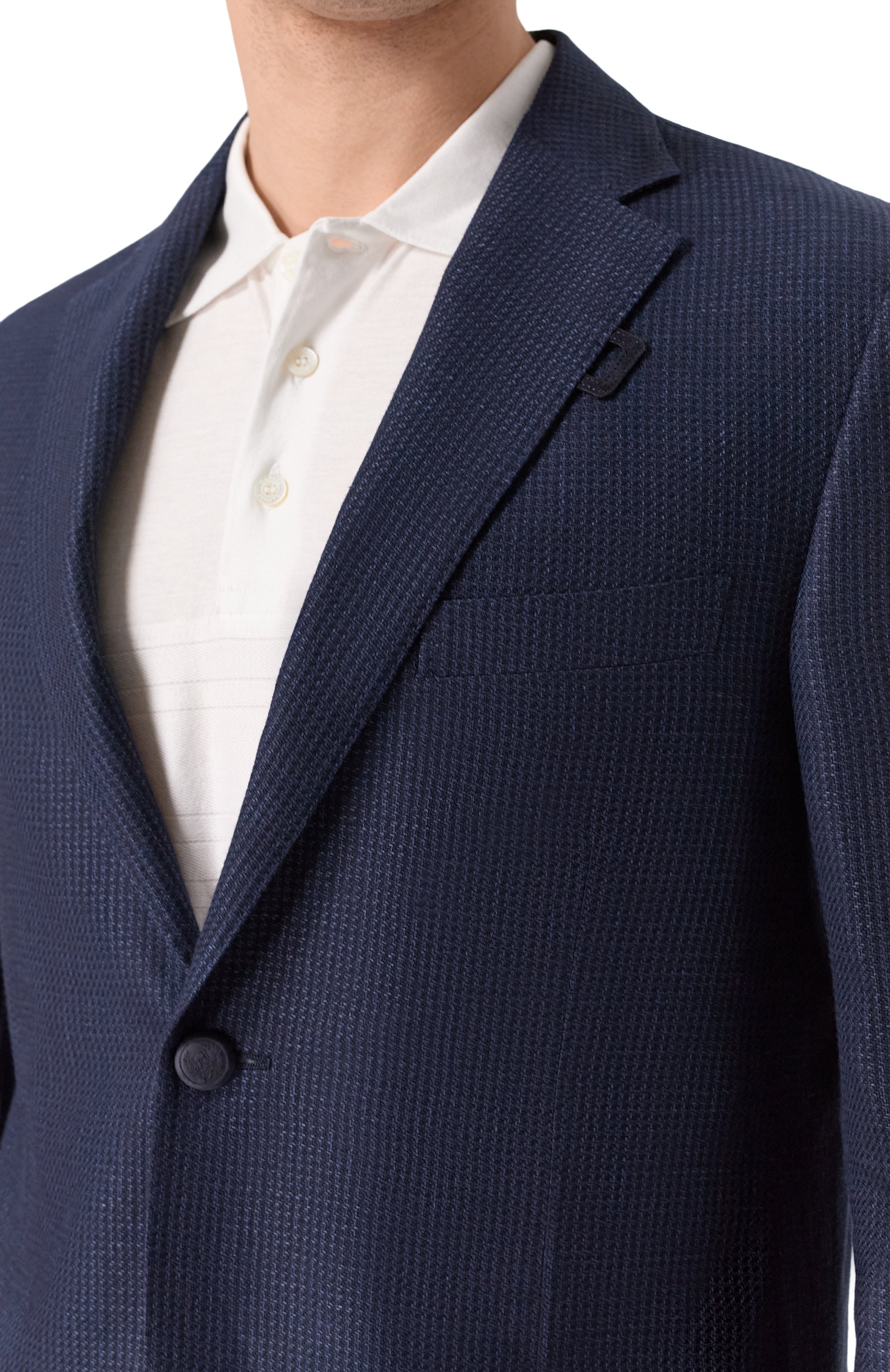 Пиджак изо льна и шерсти CORNELIANI, арт. 27XG67/2716941, фото 6