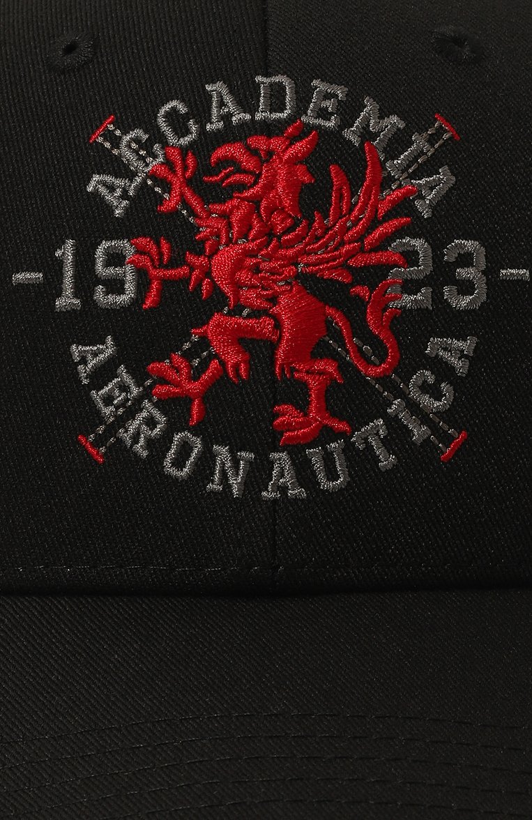 Мужская бейсболка AERONAUTICA MILITARE черного цвета, арт. 241/HA1159CT3248 | Фото 4 (Нос: Не проставлено; Материал сплава: Проставлено; Материал: Текстиль, Синтетический материал)