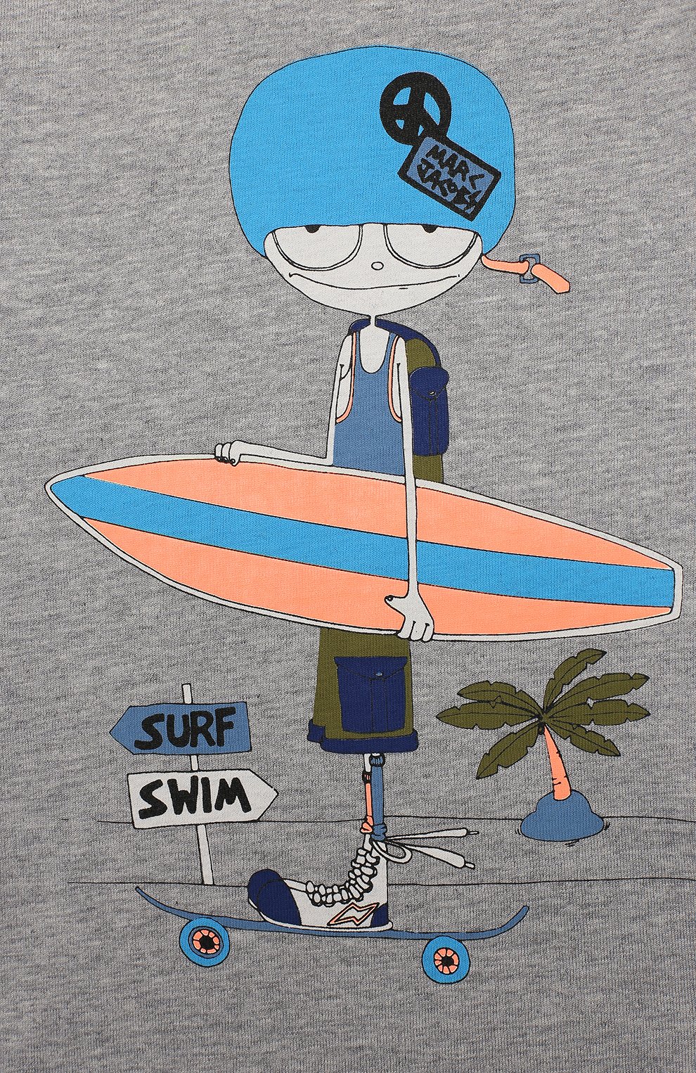 Хлопковая футболка MARC JACOBS (THE), арт. W05252/6M-18M, фото 3