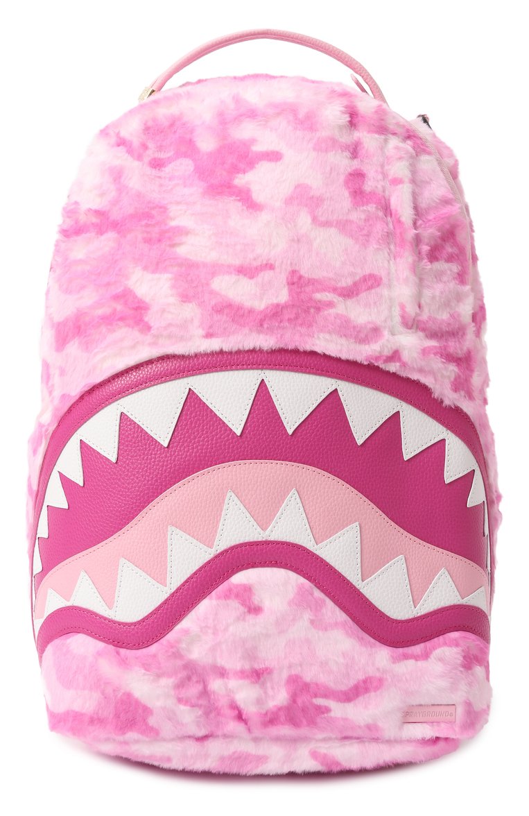 Детская рюкзак SPRAYGROUND розового цвета, арт. 910B6770NSZ | Фото 1 (Нос: Не проставлено; Материал: Текстиль; Материал сплава: Проставлено)