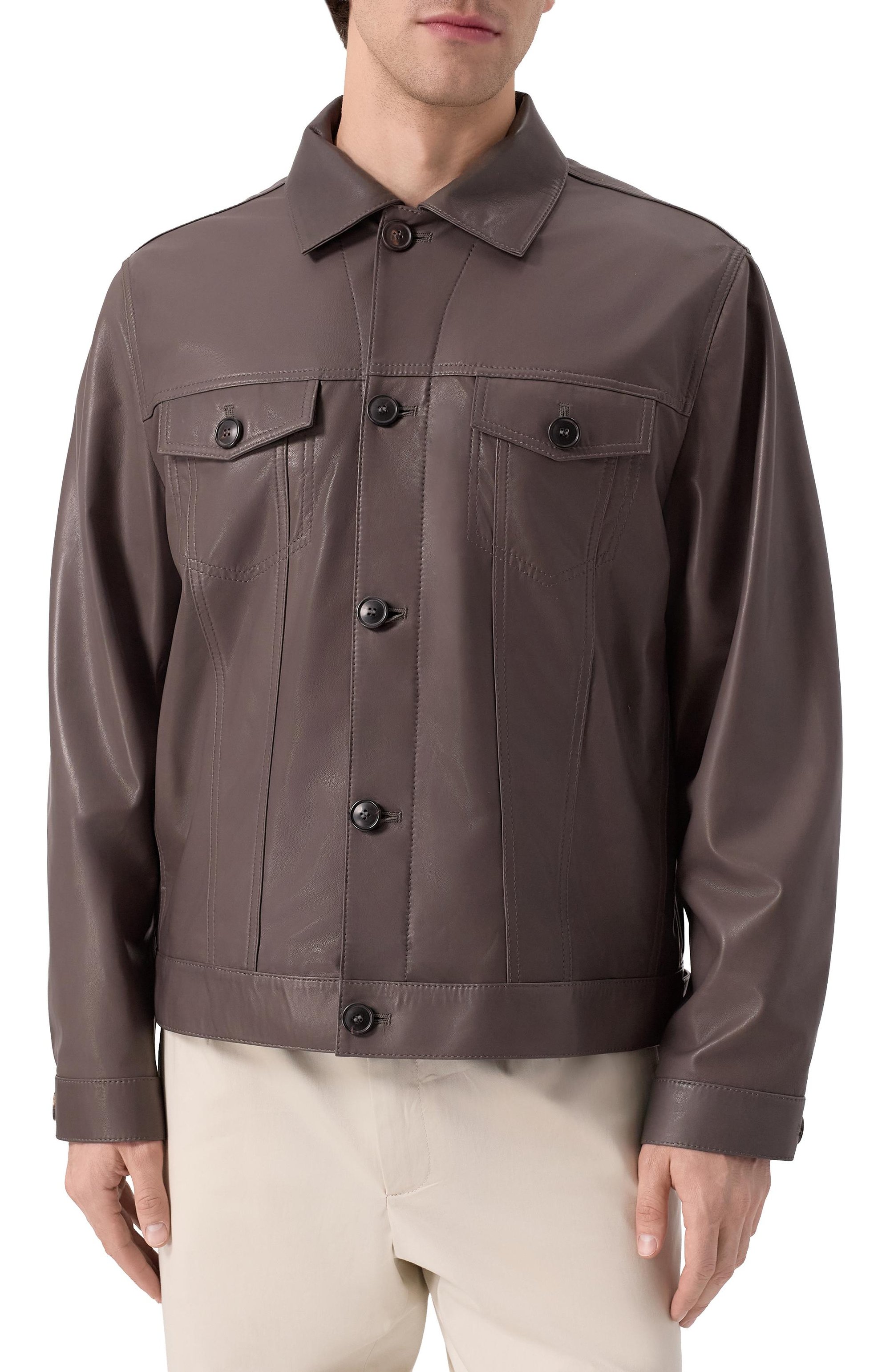 Кожаная куртка MVST, арт. 54201/48-56, фото 3