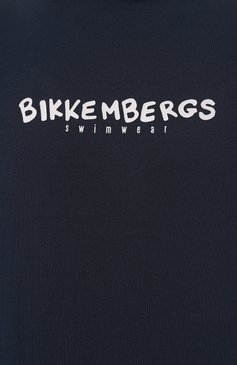 Мужская хлопковая футболка DIRK BIKKEMBERGS темно-синего цвета, арт. BKK3MTS01 | Фото 5 (Рукава: Короткие; Длина (для топов): Стандартные; Принт: С принтом; Материал сплава: Проставлено; Материал внешний: Хлопок; Драгоценные камни: Проставлено; Стили: Кэжуэл)