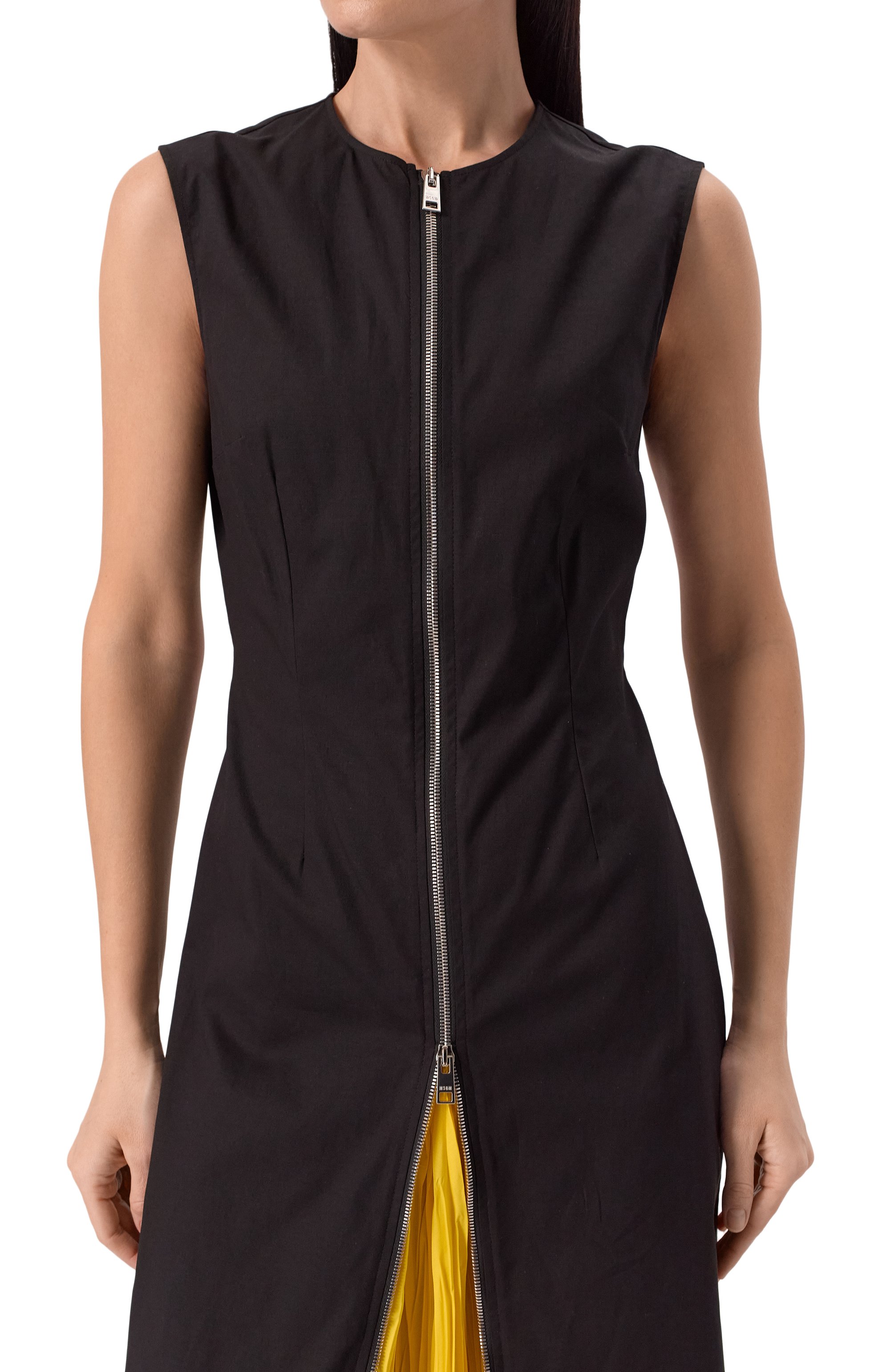 Хлопковое платье MSGM, арт. 3841MDA23/257126, фото 5