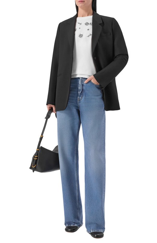 Хлопковая футболка Weekend Max Mara WKDAGILE Белый  WKDAGILE Фото 2