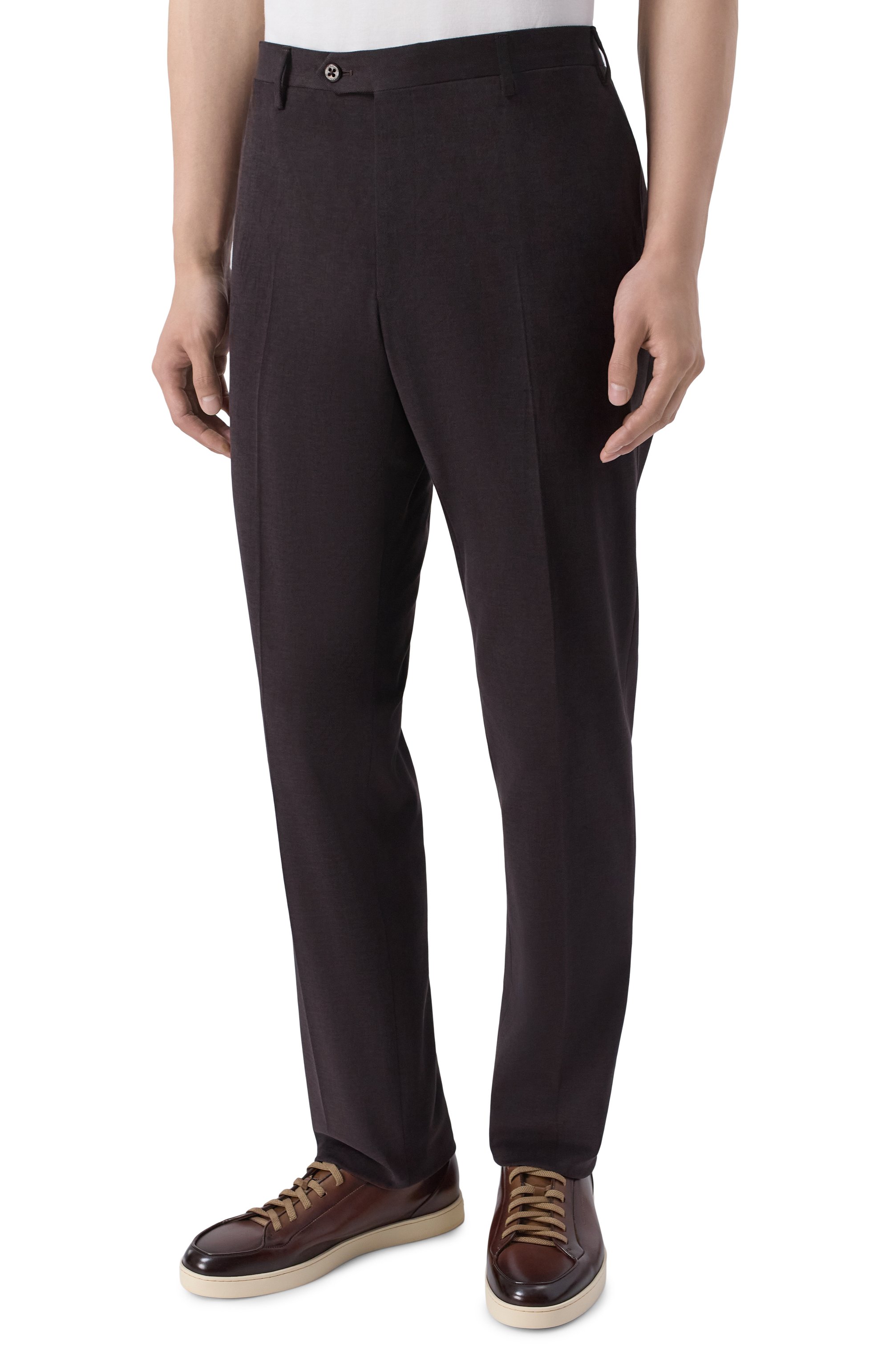 Хлопковые брюки CORNELIANI, арт. 284B01/2A18503, фото 3