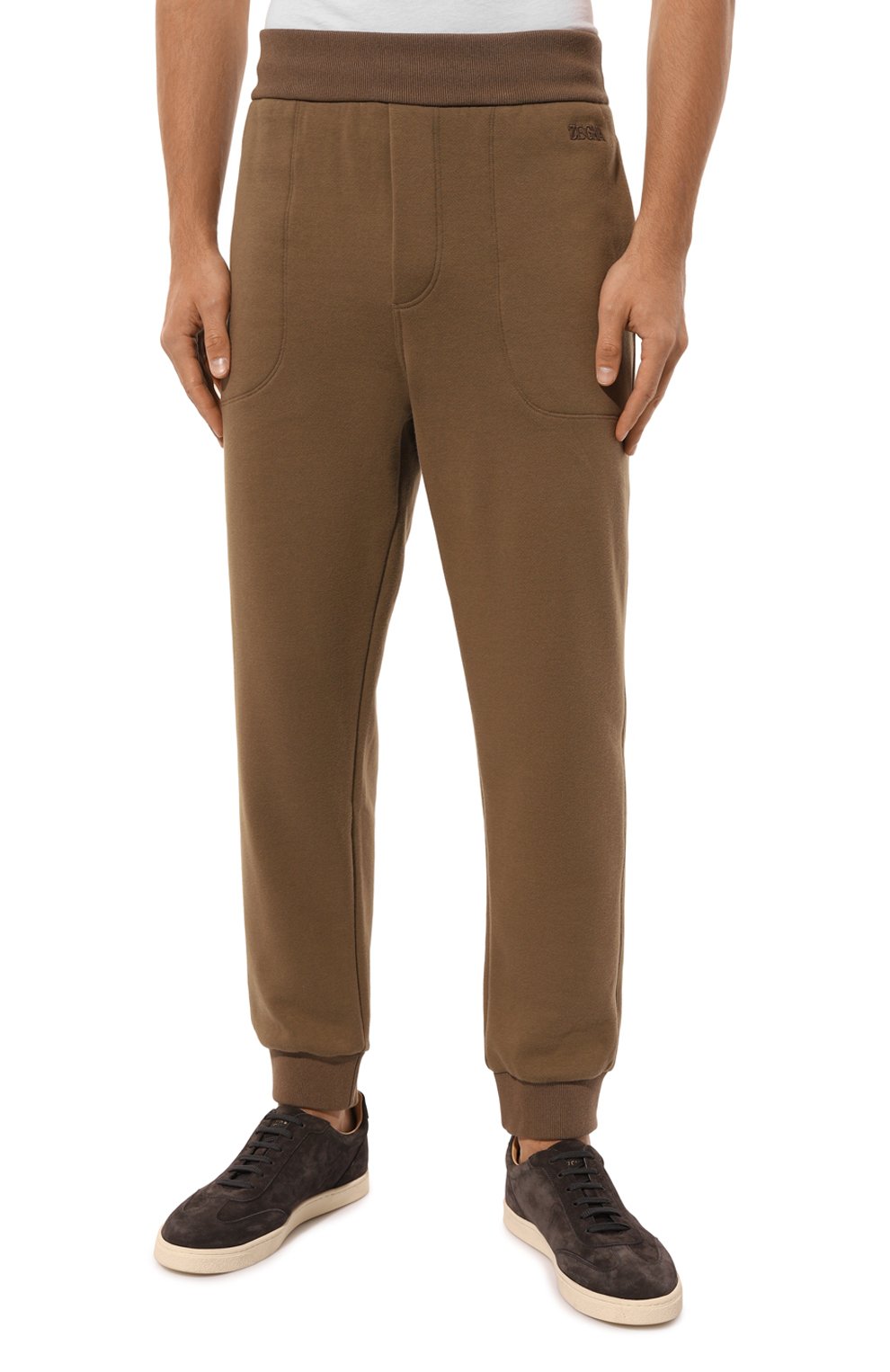 Хлопковые джоггеры ZEGNA, арт. N6N00/183, фото 3