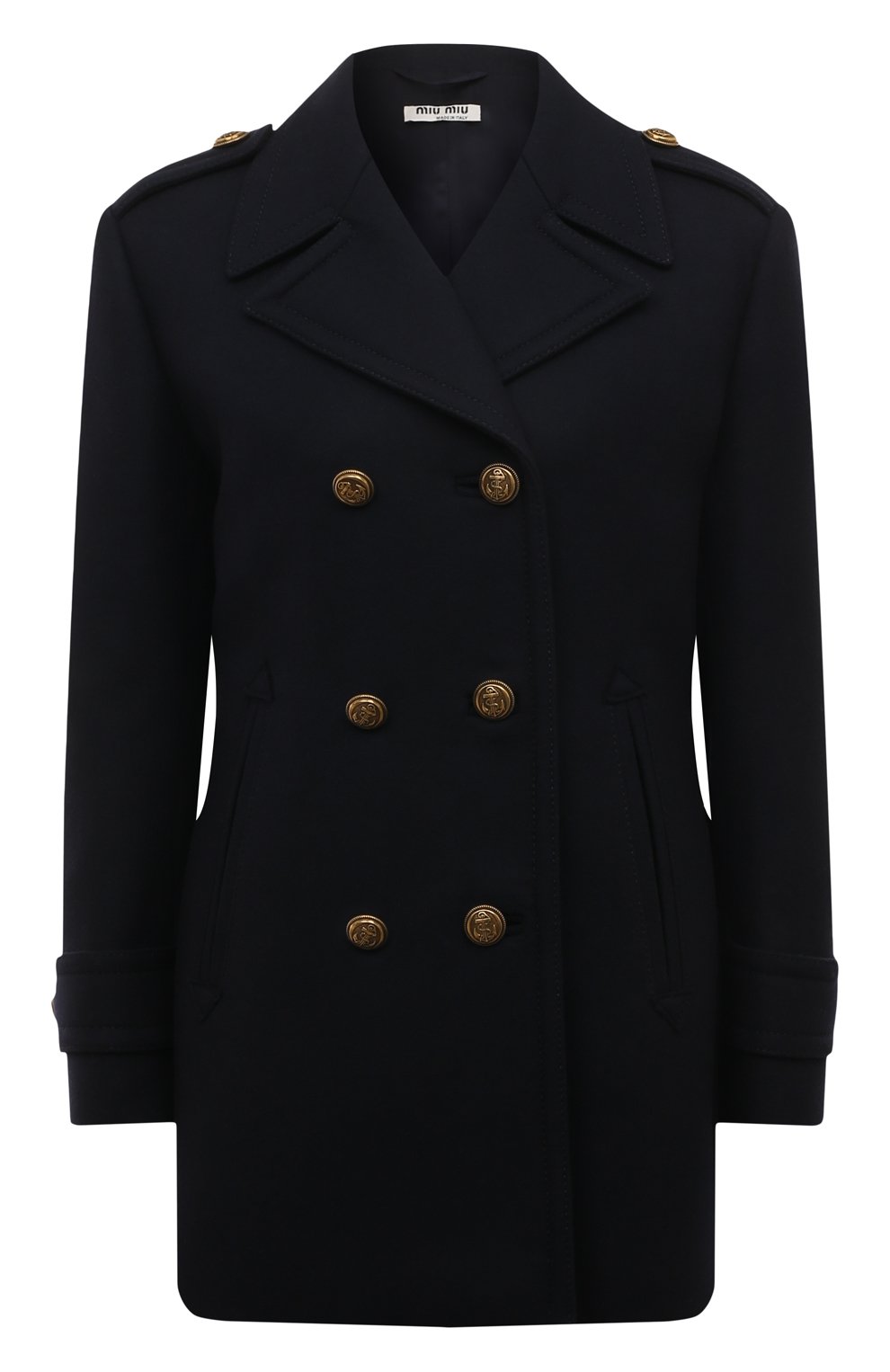 Шерстяное пальто MIU MIU, арт. MH1712-180-F0008, фото 1