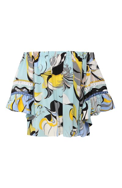 Женский шелковый топ EMILIO PUCCI, арт. 9ERM75/9E723