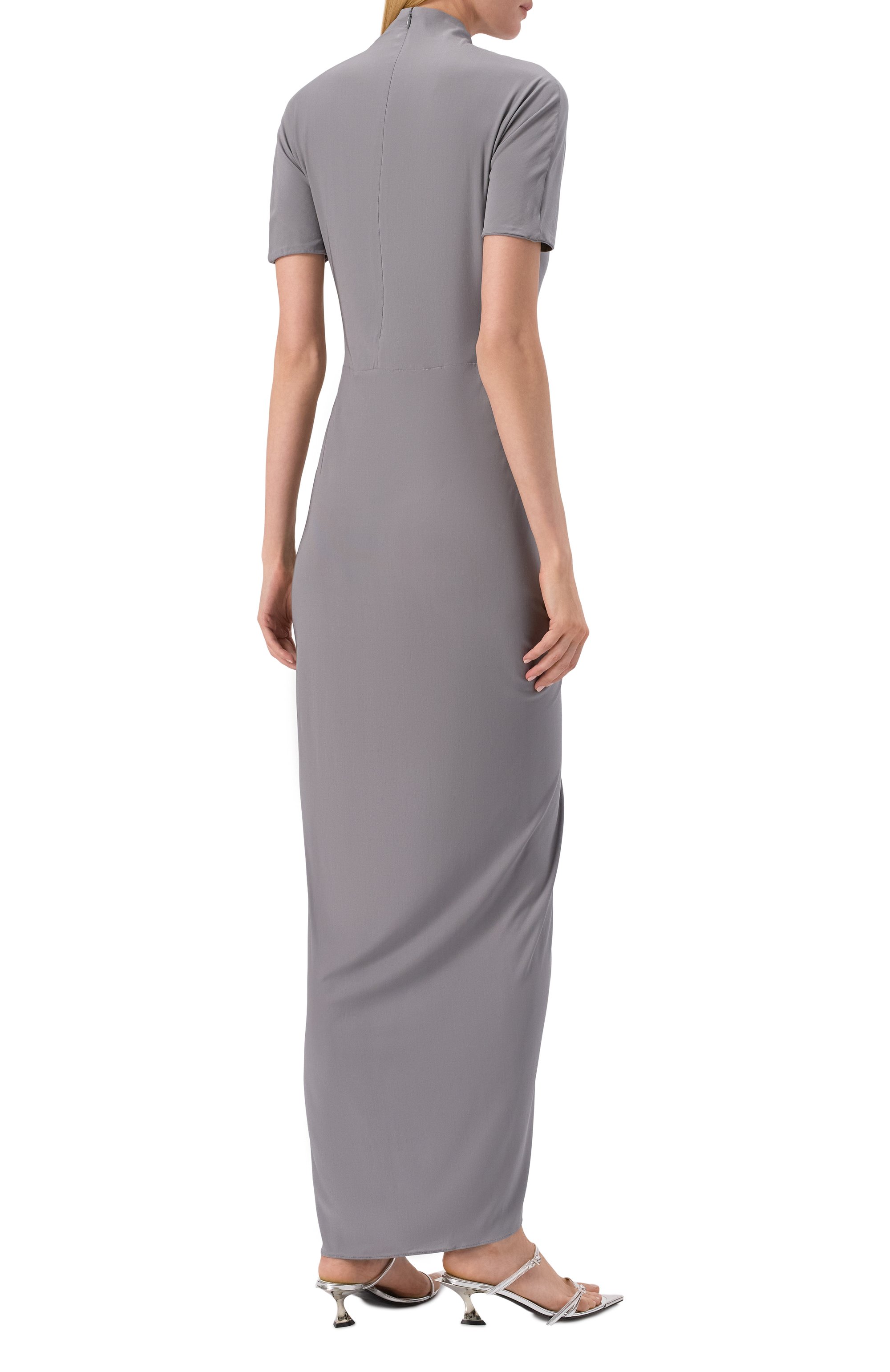 Платье из вискозы ALAIA, арт. AA9R2726J050B, фото 4