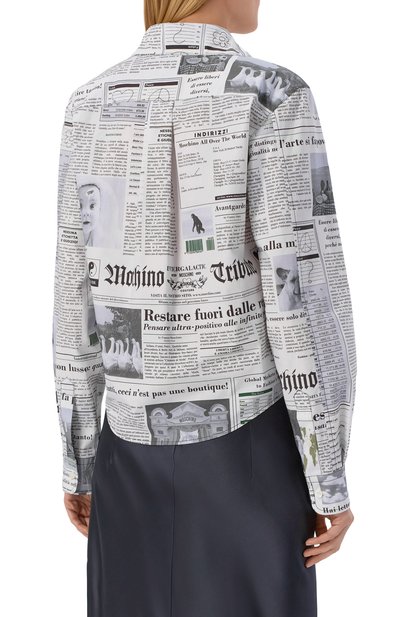 Хлопковая рубашка MOSCHINO, арт. A0206/0451, фото 4