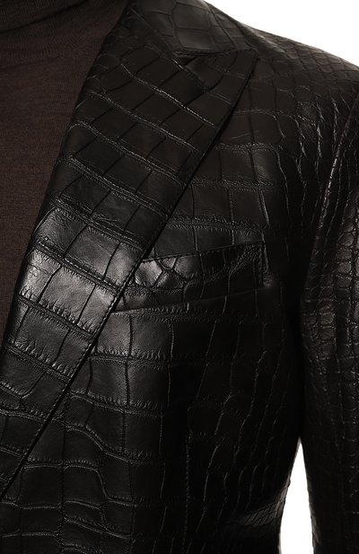 Пиджак из кожи крокодила GIORGIO ARMANI, арт. RSG05P/RSP10, фото 5