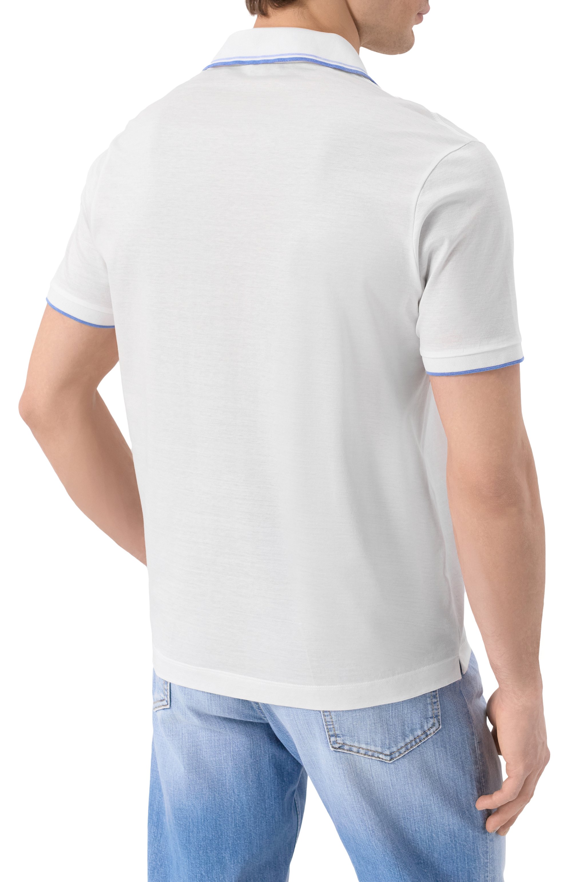 Хлопковое поло PAUL&SHARK, арт. 25411272, фото 4