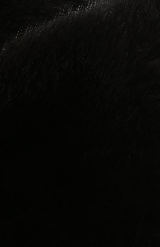Шапка-ушанка из меха норки FurLand 0217500110147600000 Чёрный  0217500110147600000 Фото 3