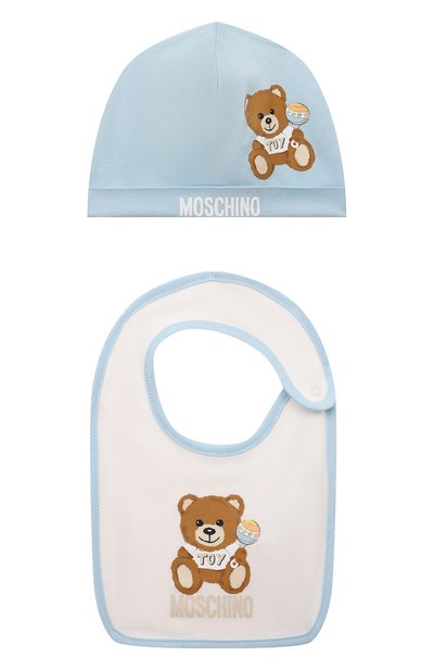 Комплект из шапки и нагрудника MOSCHINO, арт. MPY03E/LAA03, фото 1