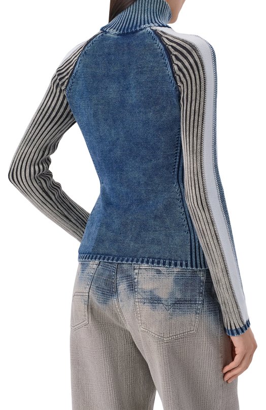 Хлопковый кардиган Diesel A20891/0WICF Синий  A20891/0WICF Фото 4