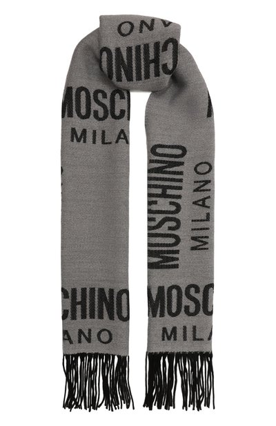 Мужской шерстяной шарф MOSCHINO, арт. 50234/M5805