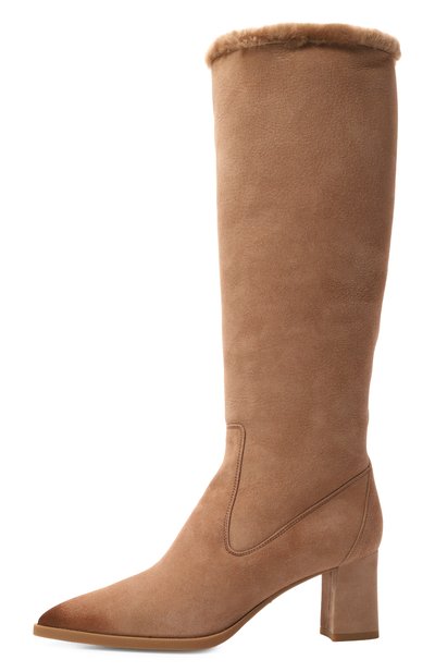 Замшевые сапоги SANTONI, арт. WSEG71937PC4AHGI, фото 4