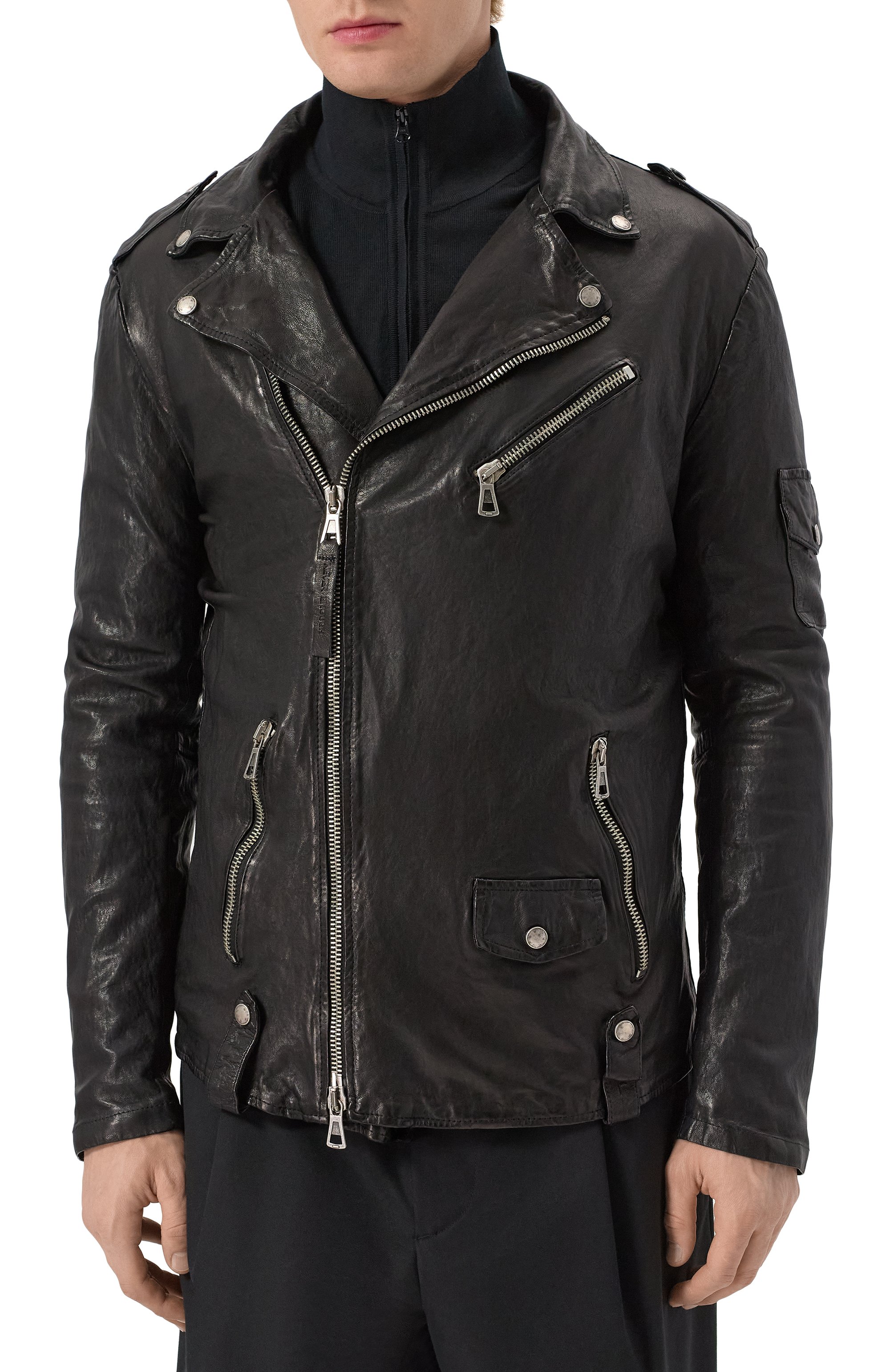 Кожаная куртка NEVER ENOUGH, арт. MJL068, фото 3