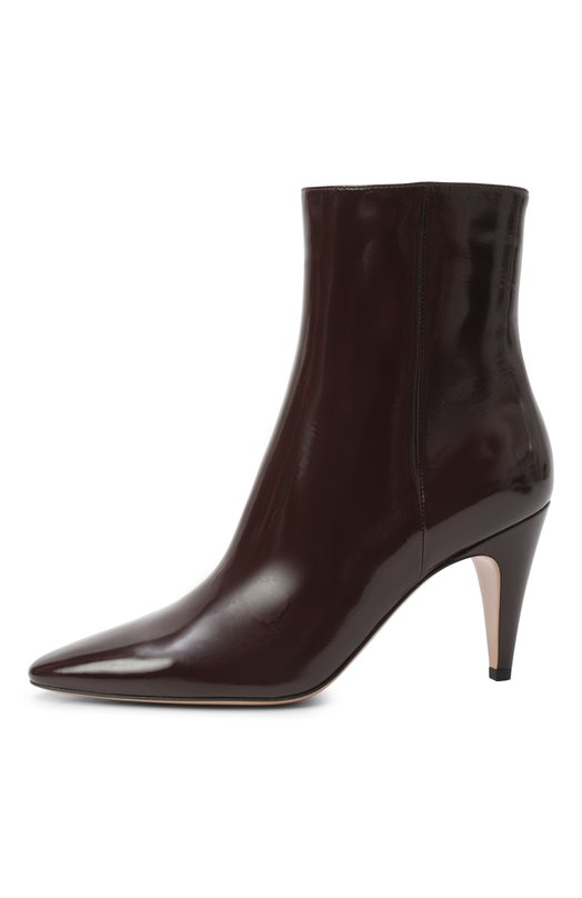 Кожаные ботильоны Amelia Gianvito Rossi G72945.85RIC.NUIB0UR Бордовый  G72945.85RIC.NUIB0UR Фото 4