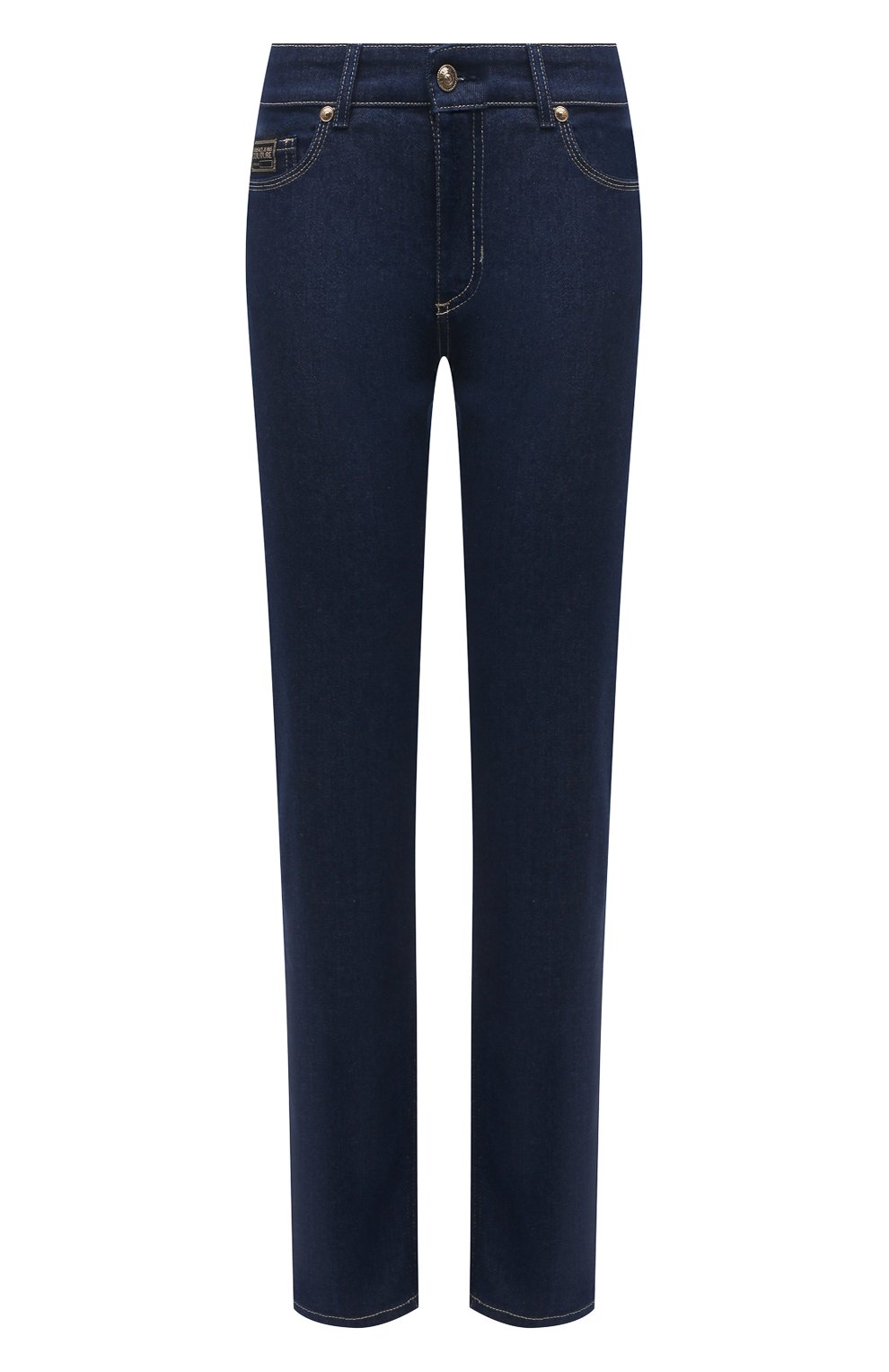 Джинсы VERSACE JEANS COUTURE темно-синего цвета по цене 32350 руб., арт. A1HWA0SI-WDP501 C SLIM IC0N/AQ954, фото 1 Джинсы VERSACE JEANS COUTURE, арт. A1HWA0SI-WDP501 C SLIM IC0N/AQ954, фото 1