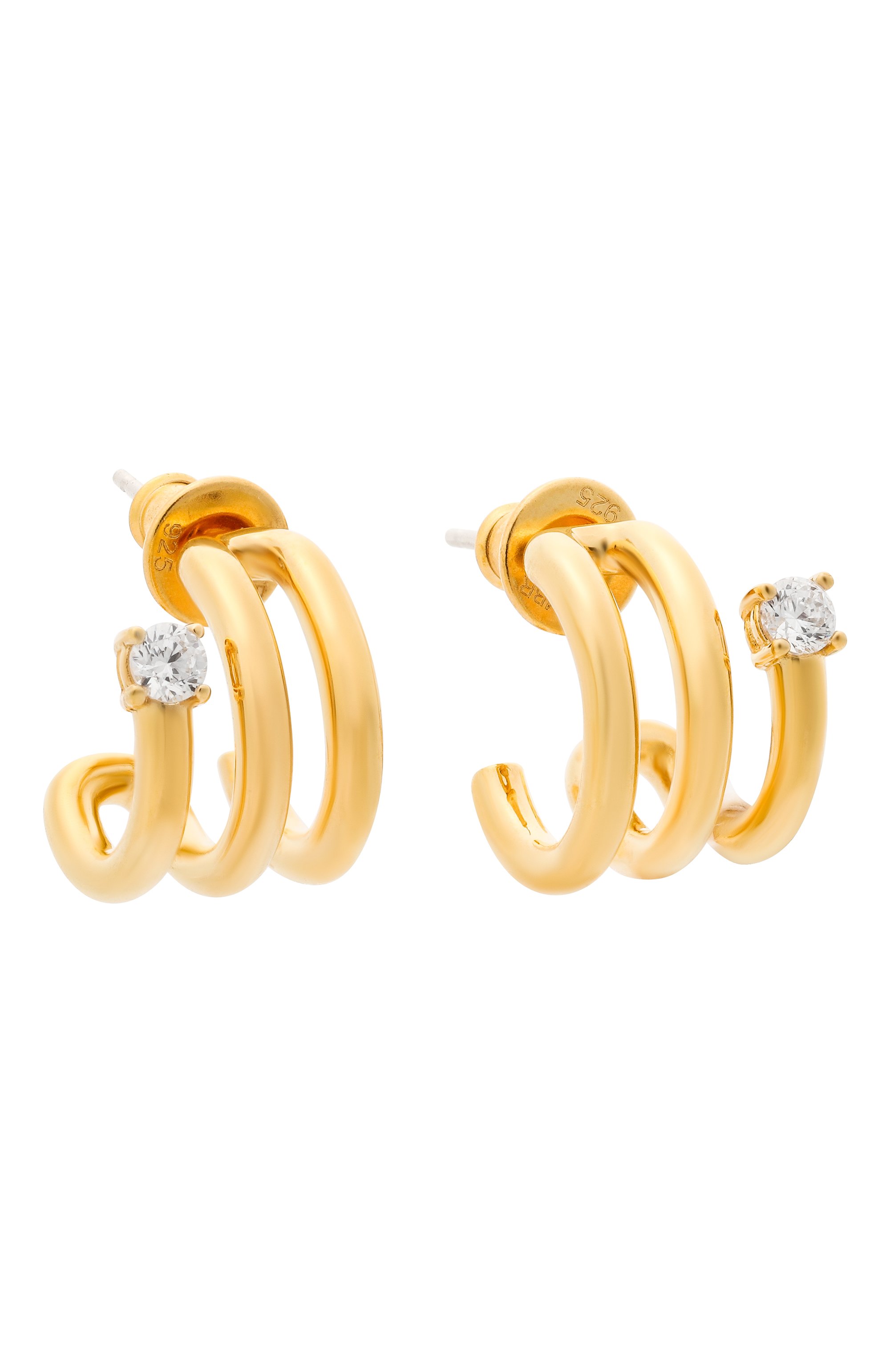 Серьги NUMBERING, арт. 8102/G0LD, фото 3