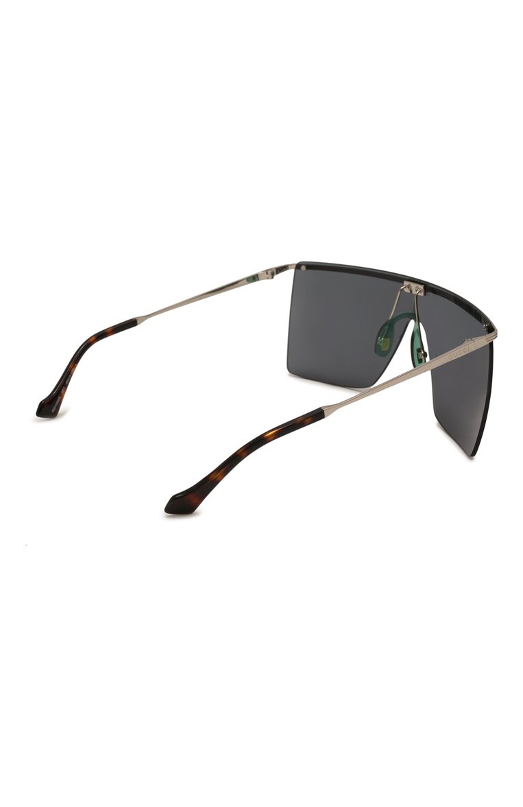 Женские солнцезащитные очки GUCCI черного цвета, арт. GG1096S 001 | Фото 4 (Тип очков: С/з; Нос: Не проставлено; Региональные ограничения белый список (Axapta Mercury): Не проставлено; Материал: Металл; Оптика Гендер: оптика-женское; Очки форма: Маска)