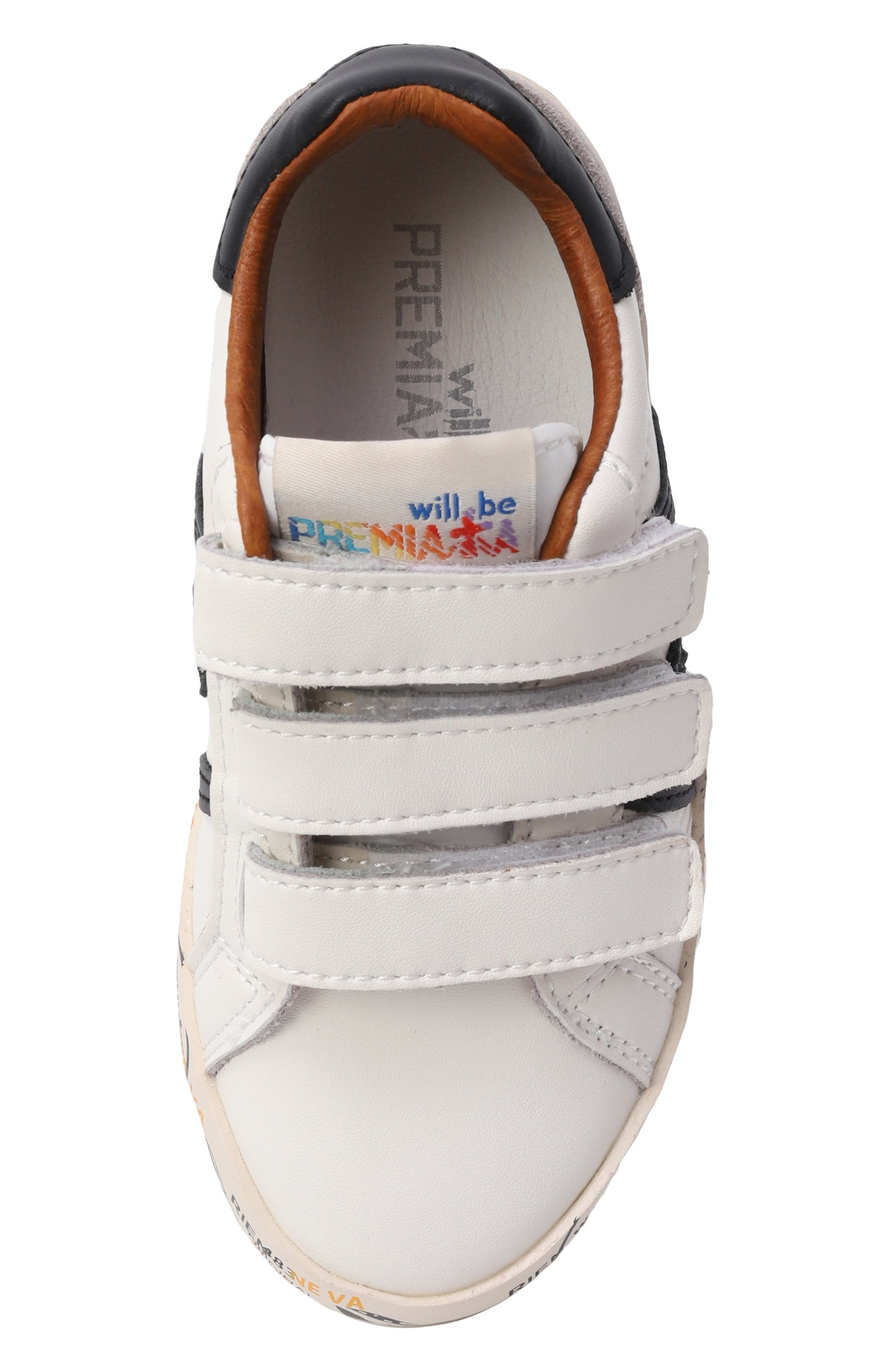 Кожаные кеды andy PREMIATA WILL BE молочного цвета по цене 15700 руб., арт. 32209452/ANDY V, фото 4 Кожаные кеды andy PREMIATA WILL BE, арт. 32209452/ANDY V, фото 4