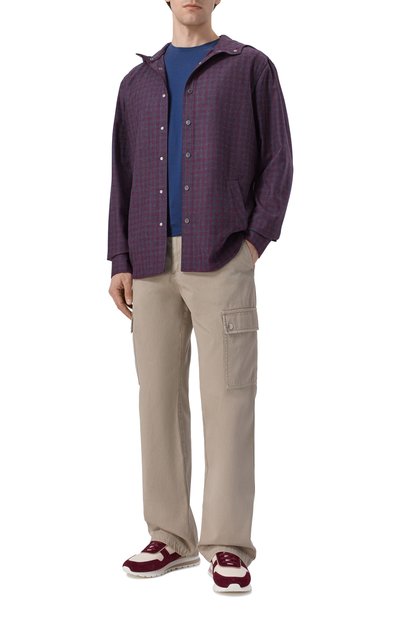 Мужская шерстяная рубашка KITON, арт. UMCMARK0167G37