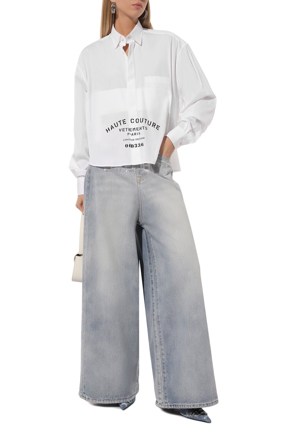 Хлопковая рубашка VETEMENTS, арт. UE54SH280W, фото 2