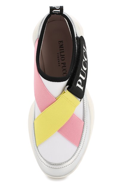 Кроссовки с застежками велькро EMILIO PUCCI, арт. 9K0326/KX260, фото 4