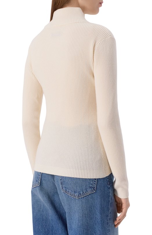 Кардиган из шерсти и кашемира Max and Moi H25THEA Кремовый  H25THEA Фото 4