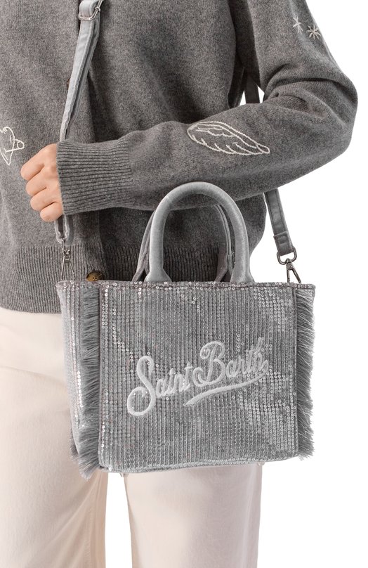 Сумка Vanity mini MC2 Saint Barth VAMI027-01398I./VANITY MINI VELVET Серый  VAMI027-01398I./VANITY MINI VELVET Фото 2