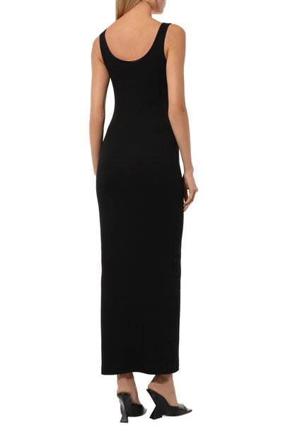 Хлопковое платье BLUMARINE черного цвета по цене 59950 руб., арт. P444A145R, фото 4 Хлопковое платье BLUMARINE, арт. P444A145R, фото 4