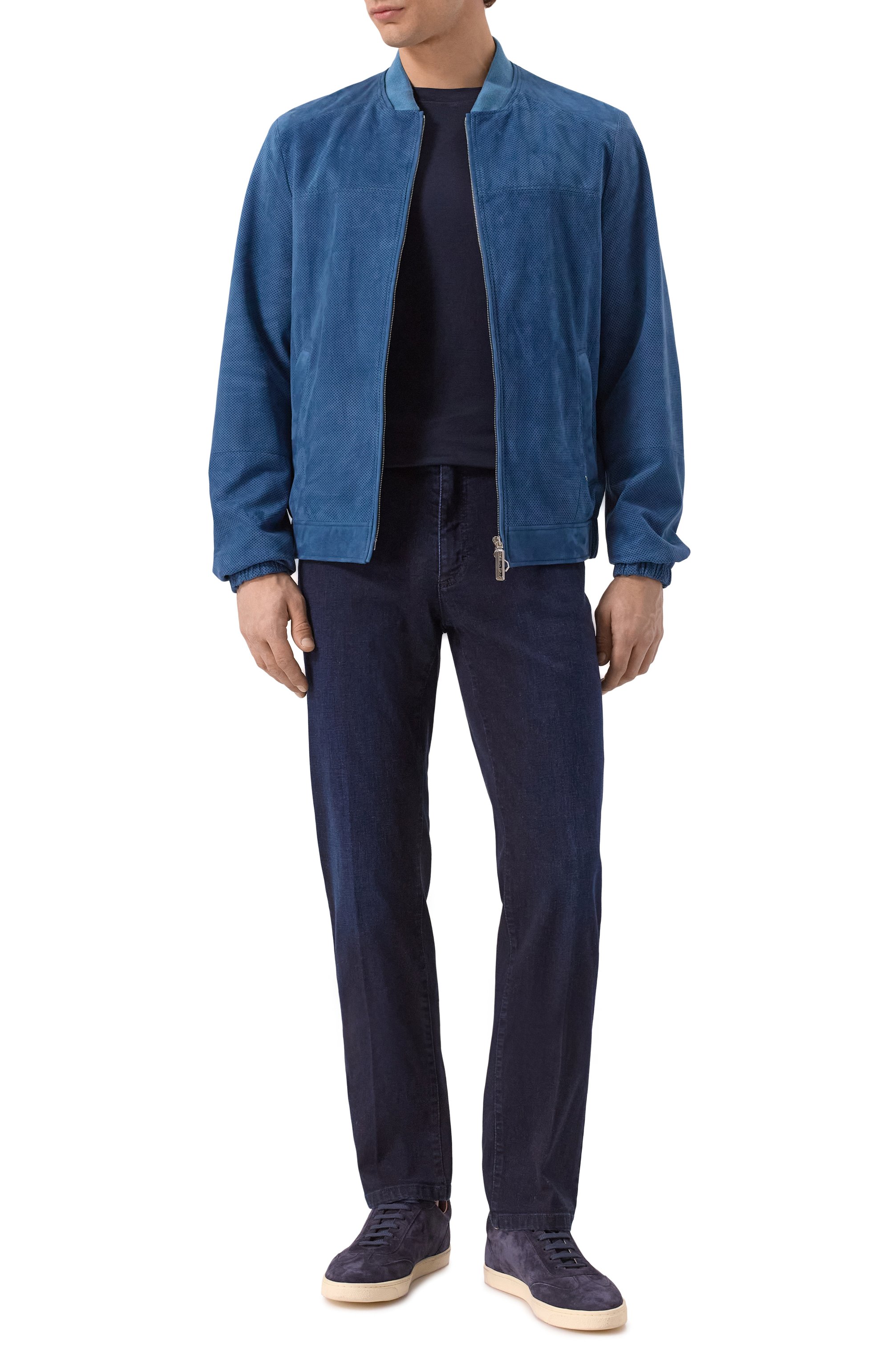 Замшевый бомбер STEFANO RICCI, арт. MDJ5100040/7200, фото 2