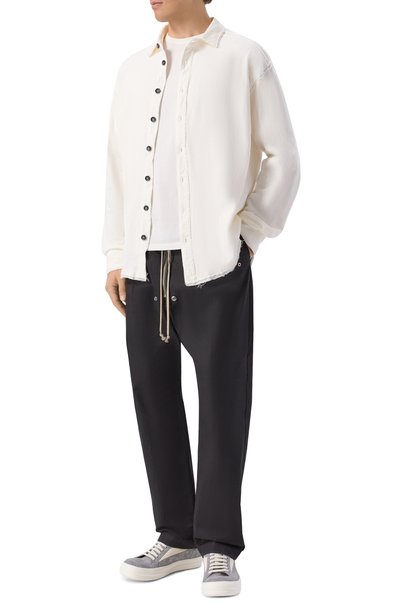 Мужские замшевые кеды lido vintage RICK OWENS, арт. RU02F4897/LVSHC0