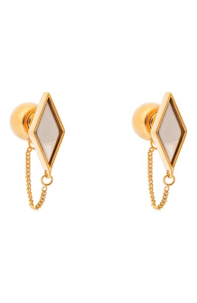 Серьги JIL SANDER золотого цвета по цене 84350 руб., арт. J12VG0391/P9362, фото 3 Серьги JIL SANDER, арт. J12VG0391/P9362, фото 3
