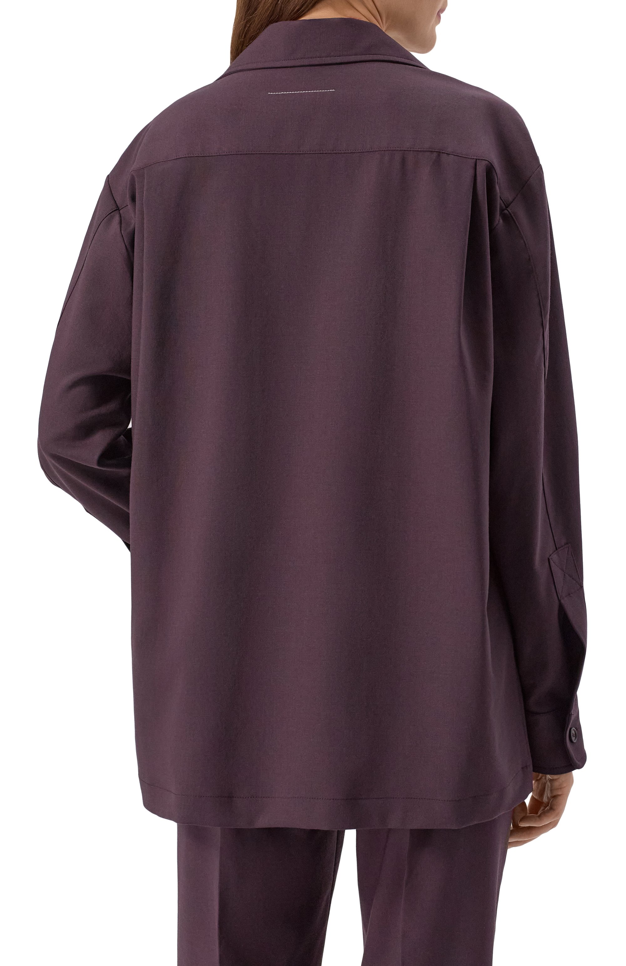 Шерстяная рубашка MM6, арт. S62DT0047/M35622, фото 4