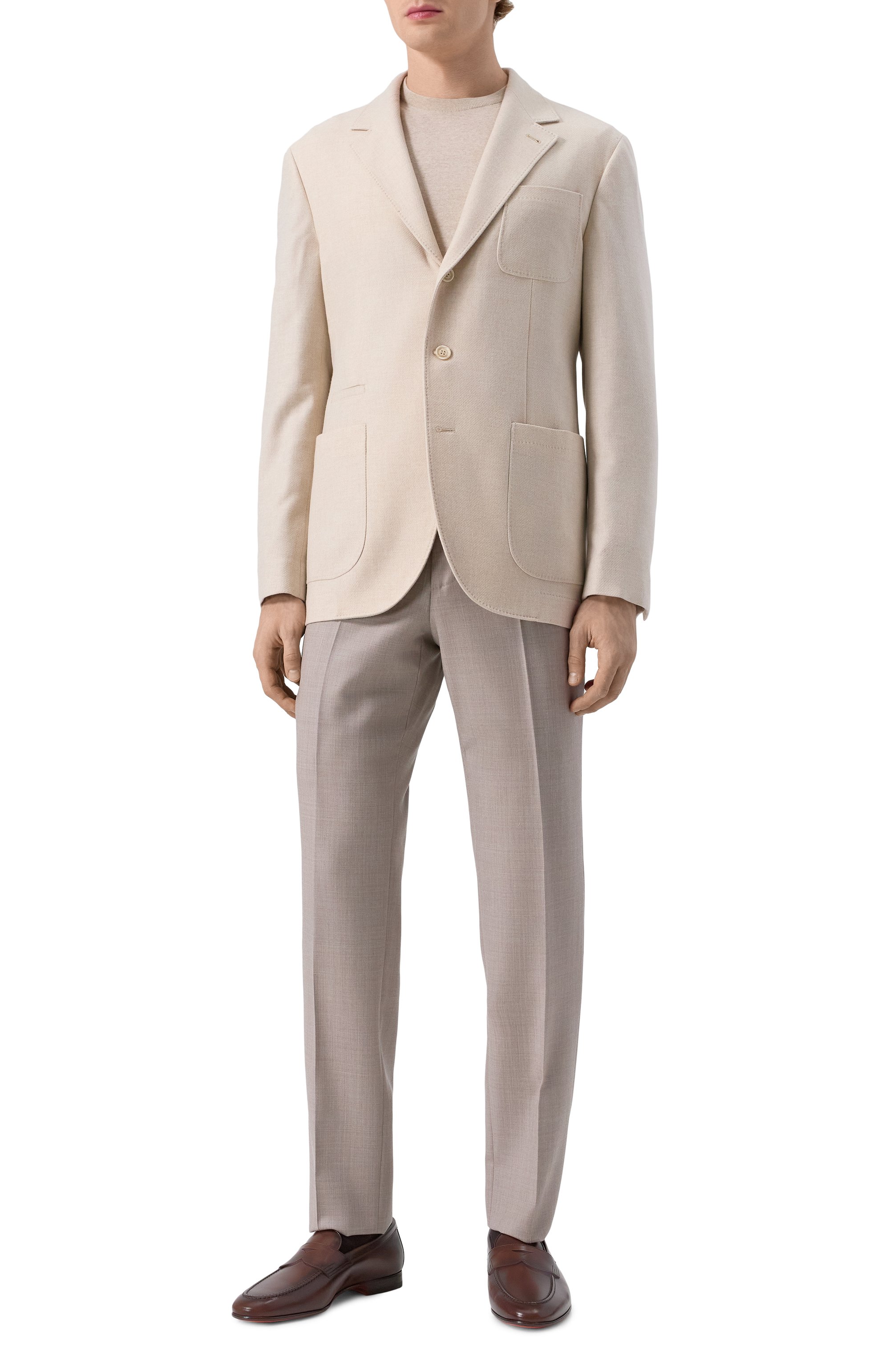 Пиджак из шерсти и шелка BRUNELLO CUCINELLI, арт. MN4857BND, фото 3