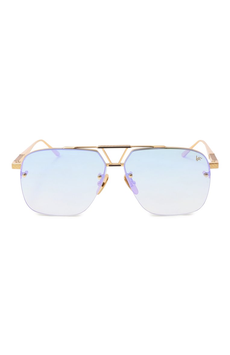 Солнцезащитные очки VINTAGE FRAMES, арт. FALC0N YELL0W G0LD/NE0N GREEN FLASH PURPLE, фото 1