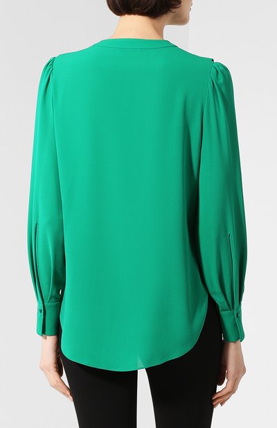 Шелковая блузка ALEXANDER MCQUEEN, арт. 606021/QBAAF, фото 4