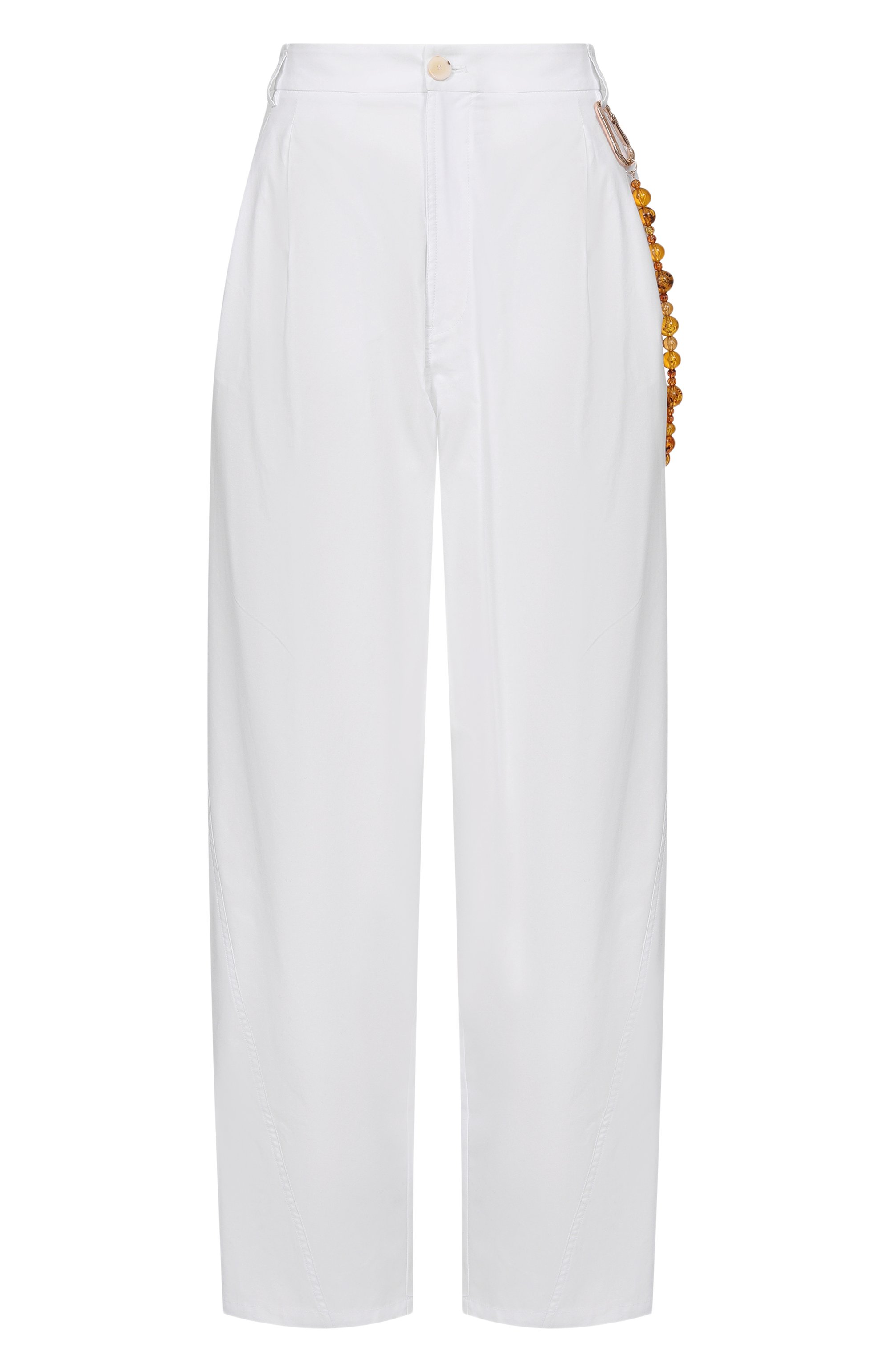 Хлопковые брюки DARKPARK, арт. WTR36 FAC162/PHEBE-LIGHT C0TT0N P0PELINE WIDE-LEG, фото 1