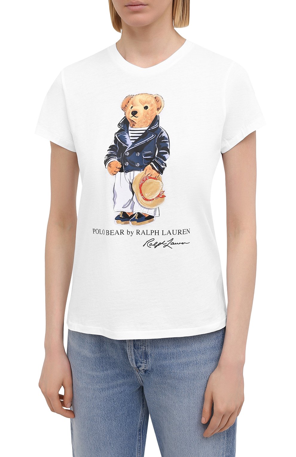 Хлопковая футболка POLO RALPH LAUREN, арт. 211827926, фото 3