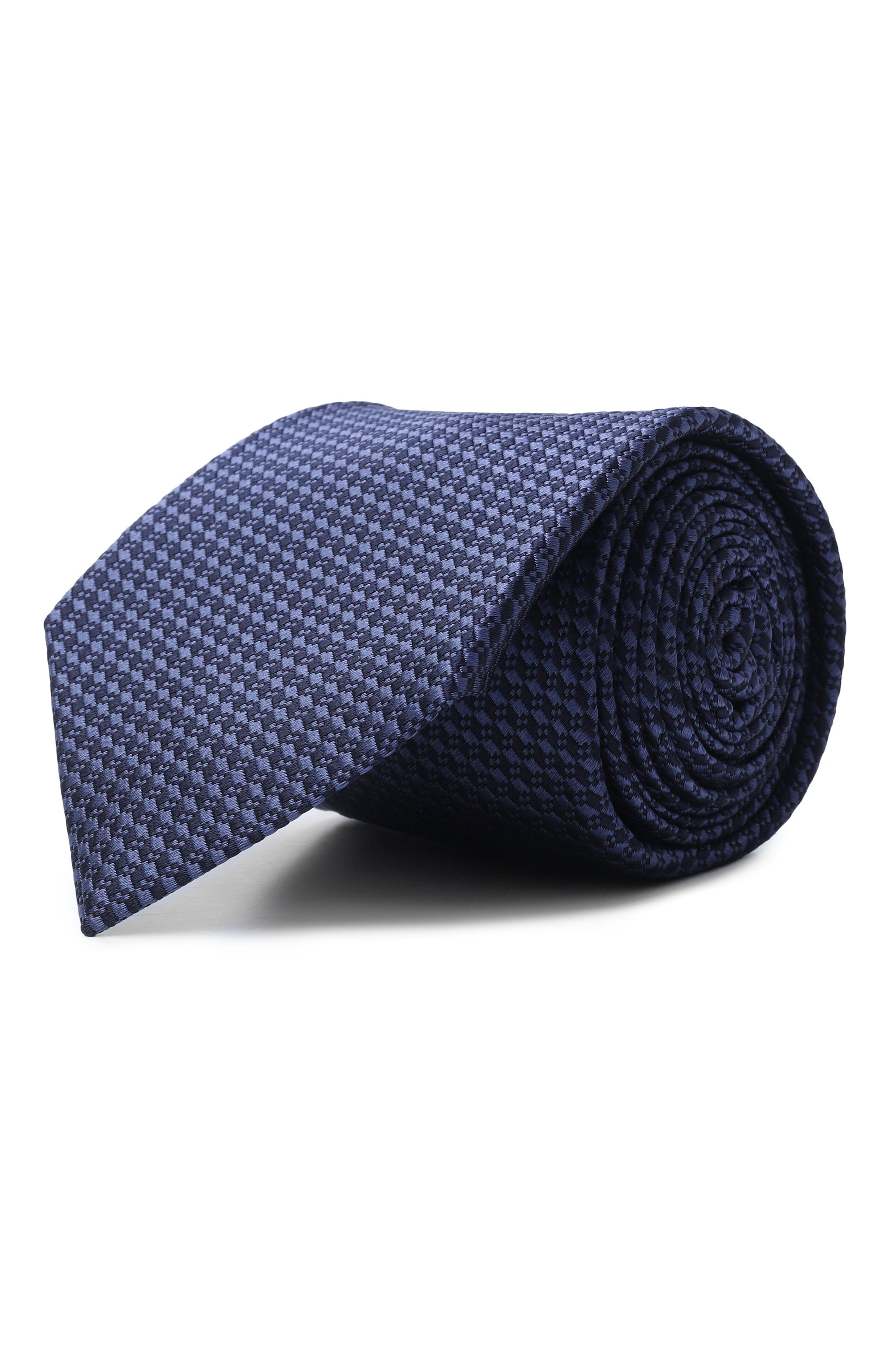 Шелковый галстук KITON синего цвета по цене 39950 руб., арт. UCRVKPC08L11, фото 1 Шелковый галстук KITON, арт. UCRVKPC08L11, фото 1