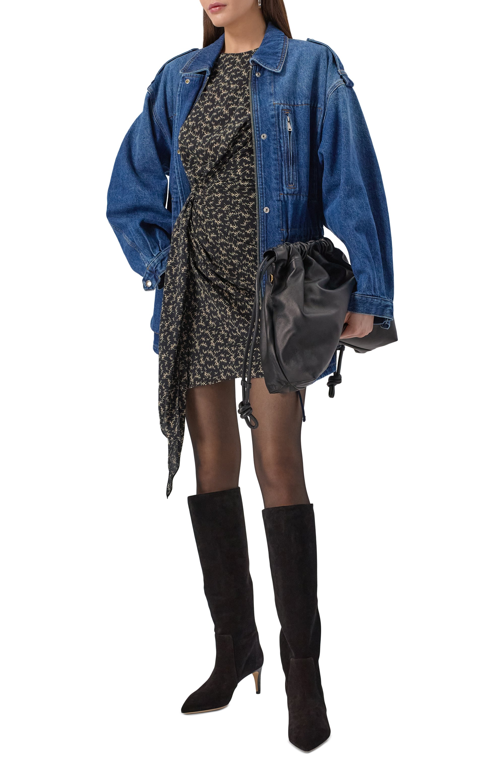 Замшевые сапоги stiletto 60 PARIS TEXAS черного цвета по цене 99500 руб., арт. PX504/XV003, фото 2 Замшевые сапоги stiletto 60 PARIS TEXAS, арт. PX504/XV003, фото 2