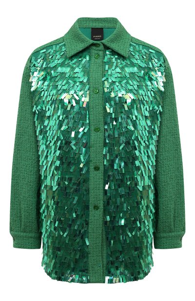 Рубашка с отделкой пайетками PINKO, арт. 1G17VR-Y3SH, фото 1