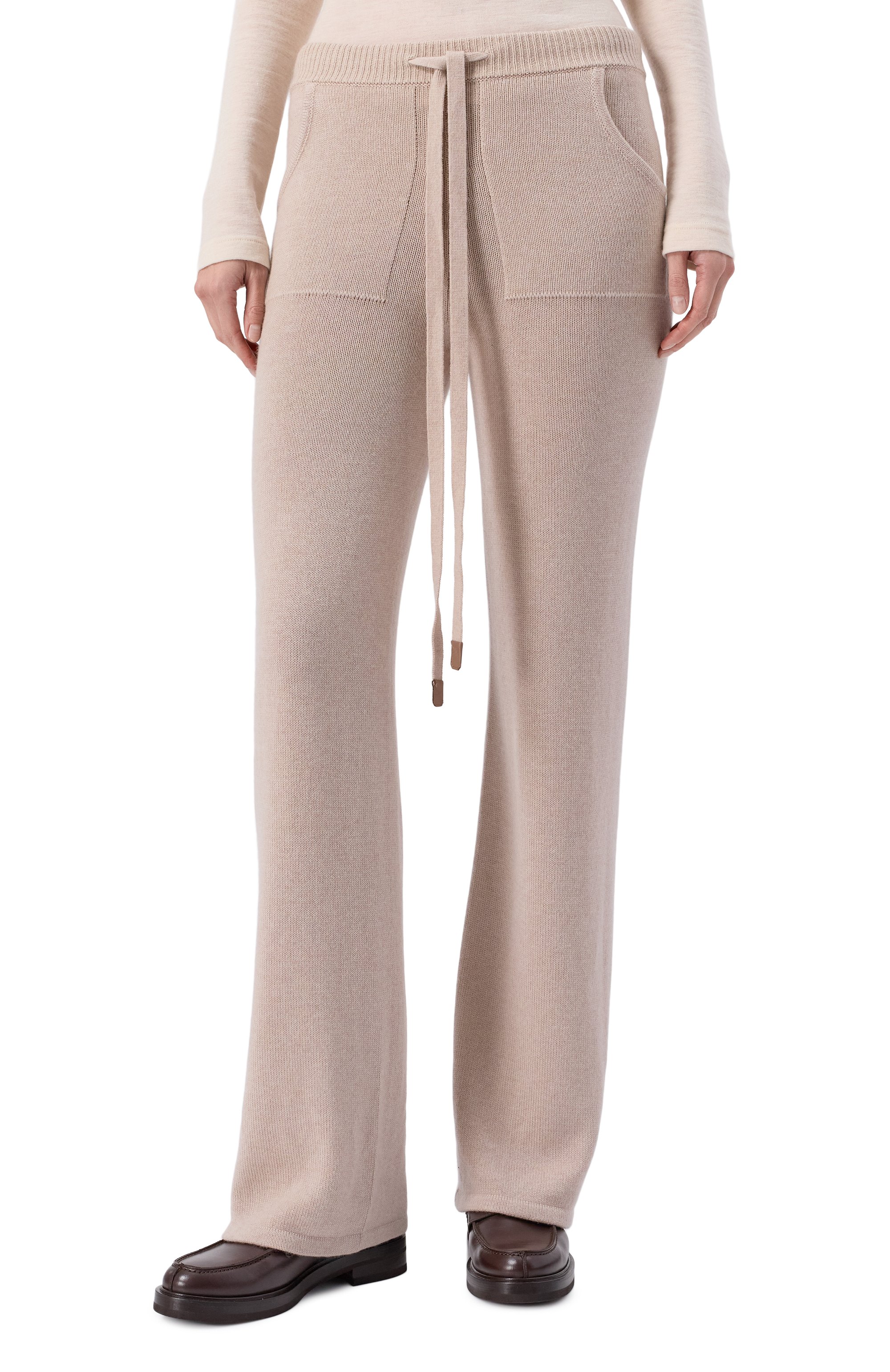 Кашемировые брюки MVST бежевого цвета по цене 162000 руб., арт. M25.1MW.K411, фото 3 Кашемировые брюки MVST, арт. M25.1MW.K411, фото 3